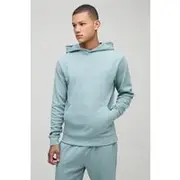 Mens Sage Slim Fit Interlock Hoodie