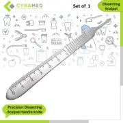 Cynamed Premium Stainless Steel Precision Dissecting Scalpel Handle Knife