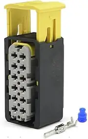 BIZOCA 12Pin 1-1670901-1 Waterproof Automotive Connectors 2.8mm Heavy Duty Sealed Connectors Series Additional Terminal and Seal(2-1670901-1)