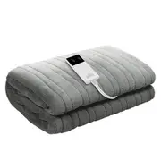 Giselle Bedding Heated Electric Throw Rug Fleece S