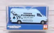 Walthers Scenemaster Busch 949-12207, Teusink Plumbing Van, 1/87 HO Scale