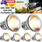 25/50/75W UVA+UVB Heat Emitter Lamp Bulb Light Heater Pet Reptile Turtle Basking