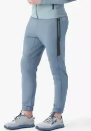 $160 Smartwool Men’s Active Tech Fleece Pants - Pewter Blue- Medium- New Tags