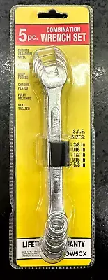 SAE Combination Wrench Set 5PC | KC PROFESSIONAL GCOW5CX | Chrome Vanadium Steel