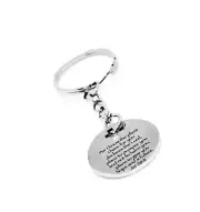 God’s Plans To Prosper You Charm Keychain, Jeremiah 29 11, I Know The Plans