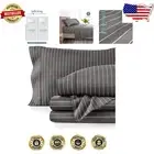 Luxurious 5-Piece Split King Microfiber Bed Sheets - All-Season Comfort Scheme