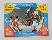 Vintage Walt Disney's Inlaid Jaymar Jigsaw Puzzle Children's Donald Set of 3