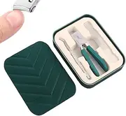 Nail Trimmer | No Splash Trimmer with File and Spoon,Wide Jaw Opening Beveled Manicure Tools For Women Men Seniors