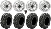 System 3 SB-6 15" Wheels Machined (6+1) 35" Crawler XG Tires Ranger XP 9/1K