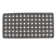 Bath Bliss Non-Slip Bubble Texture Bath Mat in Smoke Dimensions: 29.5"x 14.5"