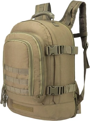 Greencity Laptop Backpacks Tactical 3 Day Expandable Bug Not with Belt, Green