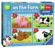 My First Puzzle: On the Farm with Oink, Moo, Cluck and Baa Board Game
