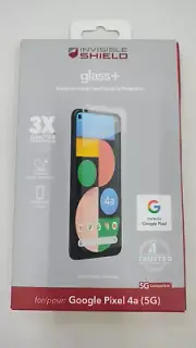 ZAGG Invisible Shield Glass Screen Protector for Google Pixel 4a 5G - Clear