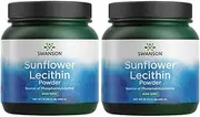 Swanson Sunflower Lecithin Brain Health Nervous System Support Non-GMO Soy-Free Vegetarian 16 oz (1lb) 454 Gram Powder (2 Pack)