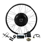Ebike Rear Wheel Motor Kit 48V 1500W LCD Display Battery Rim Hub Controller