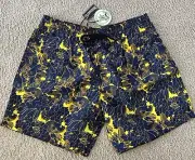 NWT 100% Authentic VILEBREQUIN MOOREA Swim Trunks - MEN - NAVY BLUE - 4XL