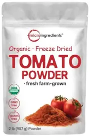 Organic Tomato Powder, 2lbs | Fresh Freeze-Dried Farm Grown Tomatoes Source |...