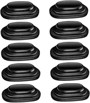 GETAJGHSD 10pcs Car Door Absorber Bumper Guards for Car Bumper Protector for Door Bumpers Black