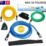 4M Swimming Trainer Belt Harness Swim Pool Resistant Bungee Rope Exercise Leash