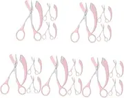 TOVINANNA 15 Sets Eyebrow Grooming Kit Women's Men's Eyebrow Scissor Set Razor Comb Scissors Facial Hair Remover