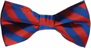 [Generic] Mens 20s Red/Blue Striped Bow Tie Costume Accessory