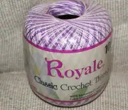 J&P Coats Royale Classic Purples Crochet Cotton Thread Size 10 Fast Shipping