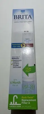 Brita Redi-Twist Under Sink Replacement Filter A USF-201 - New in Box