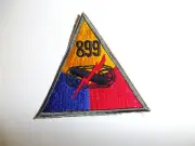 b0605-899 WWII US Army Armored Tank Battalion Triangle patch 899th PC7