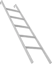 White Bunk Bed Ladder Loft Bed Ladder, RV Bunk Bed Ladder, Floor Ladder with 2 Hooks, Suitable for Home/Dorm/Apartment, Load Capacity 150 Kg/330 Lbs (Size : 1.65m/65 Inch)
