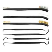 3/4/7PCS Dual Head Wire Brush Set Steel Metal Brass Nylon Cleaning Rust Brush CR