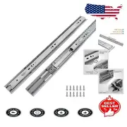 6 Pairs Heavy-Duty 14" Soft Close Drawer Slides - 100lb Capacity Ball Bearing