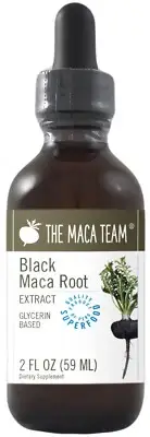 Black Maca Liquid Extract - Alcohol Free - Made from Black Maca Roots from Peru