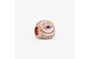 Pandora Hamsa, All-seeing Eye & Feather Three-sided Charm
