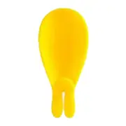 6PCS Silicone Tea Tool Cup Small Rabbit Recognizer Device Tea Infuser Hanging Bag(Yellow)