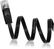Flat Network Cable Cat6 15m Ethernet Cord Connector Universal for Laptops Computers