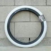 ODYSSEY BMX BIKE PATH PRO WHITE/BLACK 20 x 2.40" TIRE PRIMO CULT SUNDAY