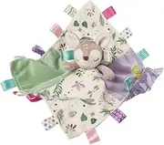 Taggies Soothing Sensory Stuffed Animal Security Blanket, Flora Fawn, 13 x 13-Inches