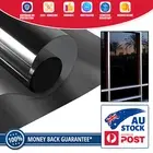 50x400cm Mirror Reflect Heat UV Reject Window Film One Way Mirror Lower Energy