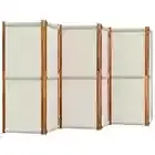 6-Panel Room Divider Privacy Screen Partition Stand Light Grey 420x180cm