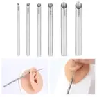 6pcs Piercing Needles Receiving Tubes Stainless Steel Body Jewelry Piercing DSO