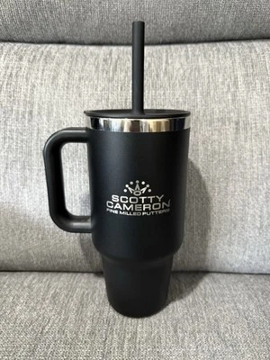Scotty Cameron Hydro Flask SC Stacked 32 oz Travel Tumbler Black Brand New