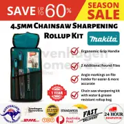 Makita D-72160 4.5mm (11/64") Chainsaw Chain Sharpening Rollup Kit