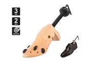 Vivva 2 Way Wooden Shoe Stretcher Expander Shoe Tree Adjustable Unisex Shaper Plugs