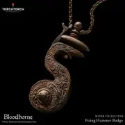 Bloodborne Necklace Pendant Firing Hammer Badge Silver 925 Copper Japan Limited