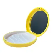 Aligner and Retainer Case with Mirror Magnetic Silicon Yellow Bright Invisalign