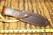 AWESOME Custom THICK Leather Hand Made Knife Sheath!!