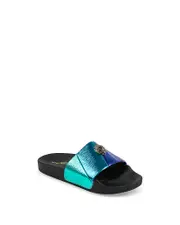 Kurt Geiger London Girls' Mini Meena Eagle Slides - Toddler, Little Kid, Big Kid