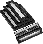 GTIL 6 Pcs Empty Pen Gift Box Pen Packaging Case with Clear Lid, Cardboard Pen Cases for Presentations Pen Display Cases, Jewelry Gift Packaging Office Supplies Business Birthday Souvenirs