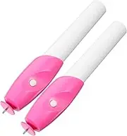 2pcs Slotted Paper Crafts Quilling Tool Electric Quilling Tool Paper Craft DIY Quilling Pen