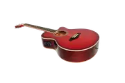 Martinez '41 Series' Folk Size Cutaway Acoustic-Electric Guitar (Red Sunburst)